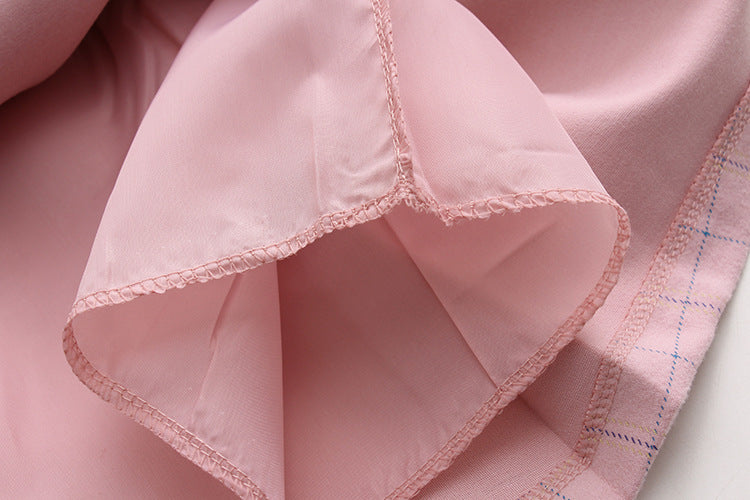 College wind bow plaid woolen skirt female A word skirt student skirt